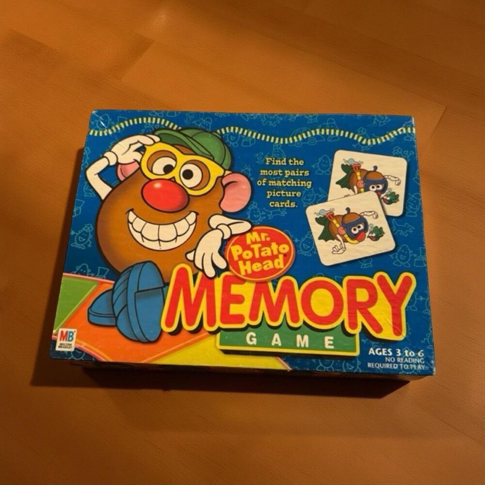 2005 Mr Potato Head Matching Memory Game Hasbro COMPLETE